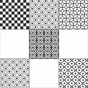 Geometric patterns tiles