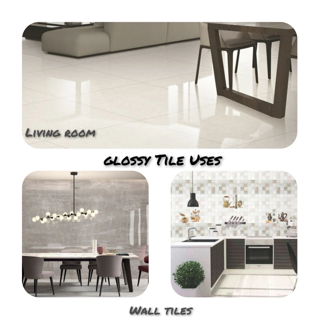 application for Glossy Tiles