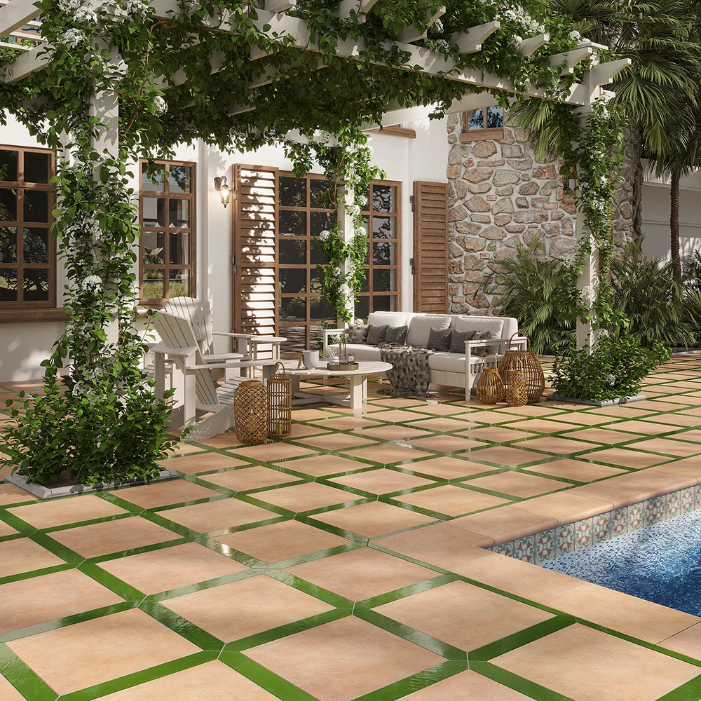 Nature-Inspired Greens & Terracotta