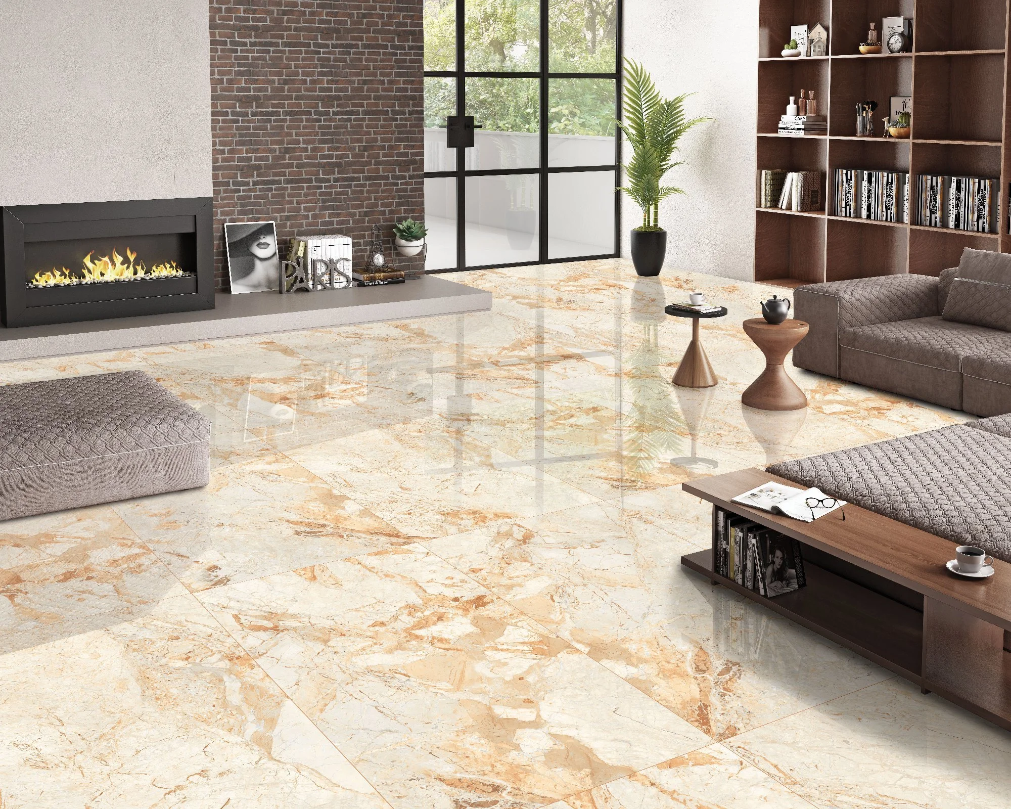Creamy Whites with Marble Veins