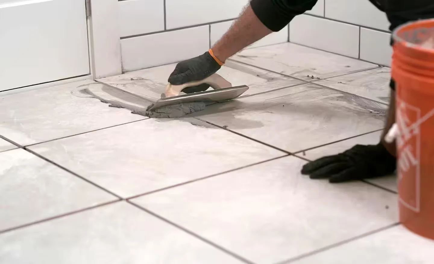 Grouting the Joints
