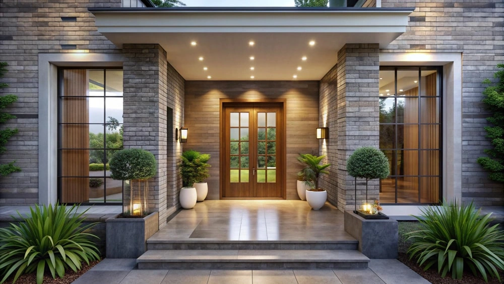 Combining Portico Wall Tiles and Floor Tiles for a Cohesive Look