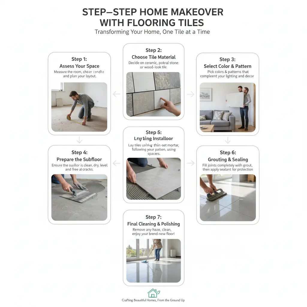 Step-by-Step Home Makeover with Flooring Tiles