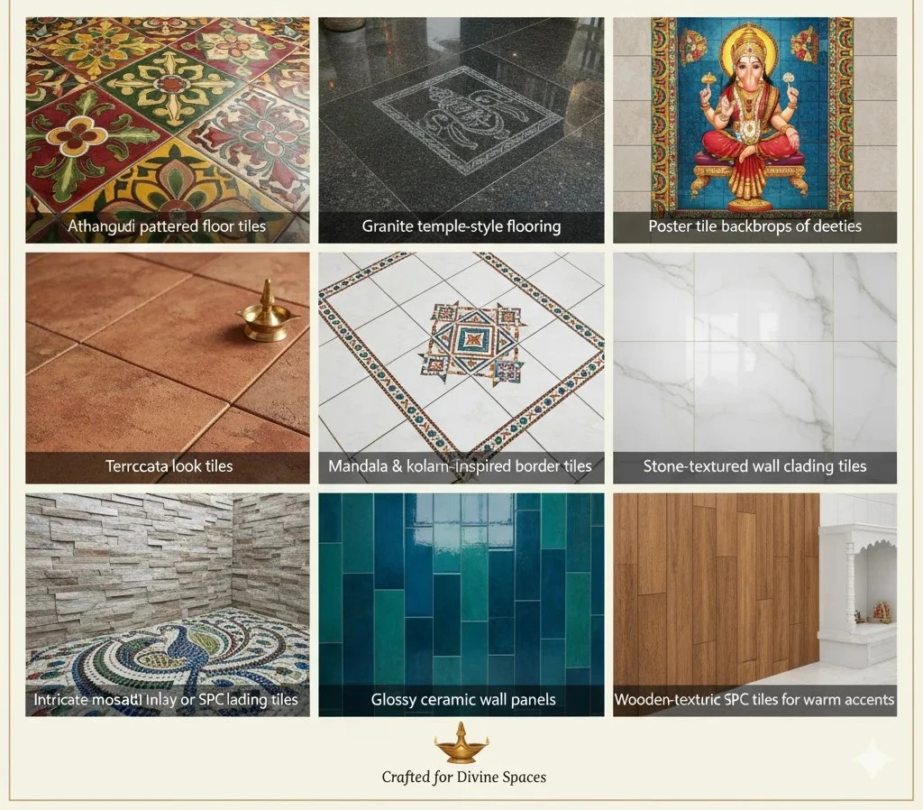 Top 10 Pooja Room Tile Design Ideas for South Indian Homes