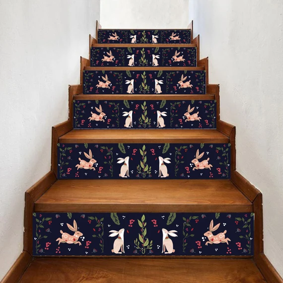 Floral and Artistic Riser Tile Designs