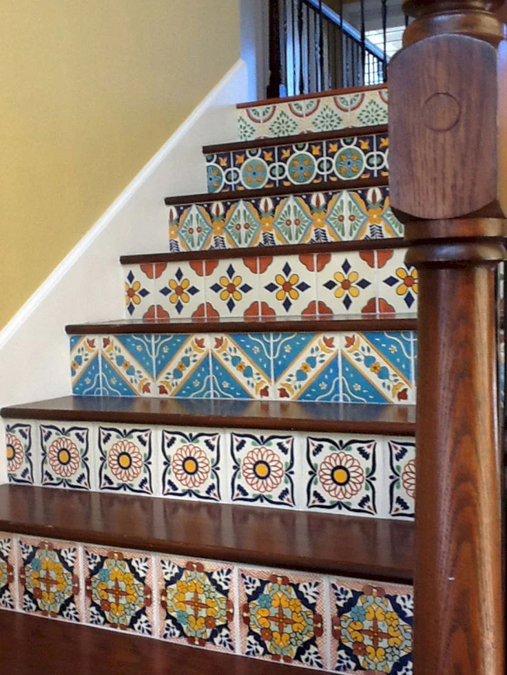 Custom Printed Stair Riser Tiles