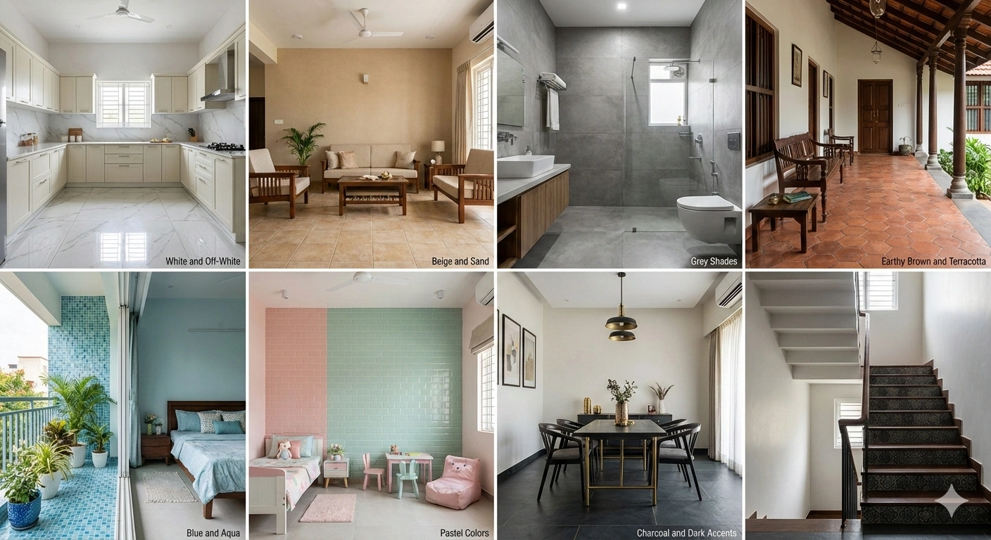Top Trending Tile Colors for Tamil Nadu Homes