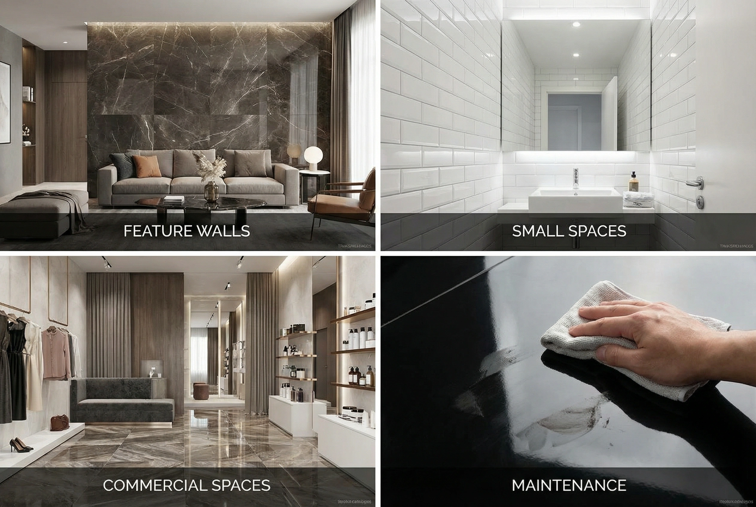 Where to Use Highgloss Tiles