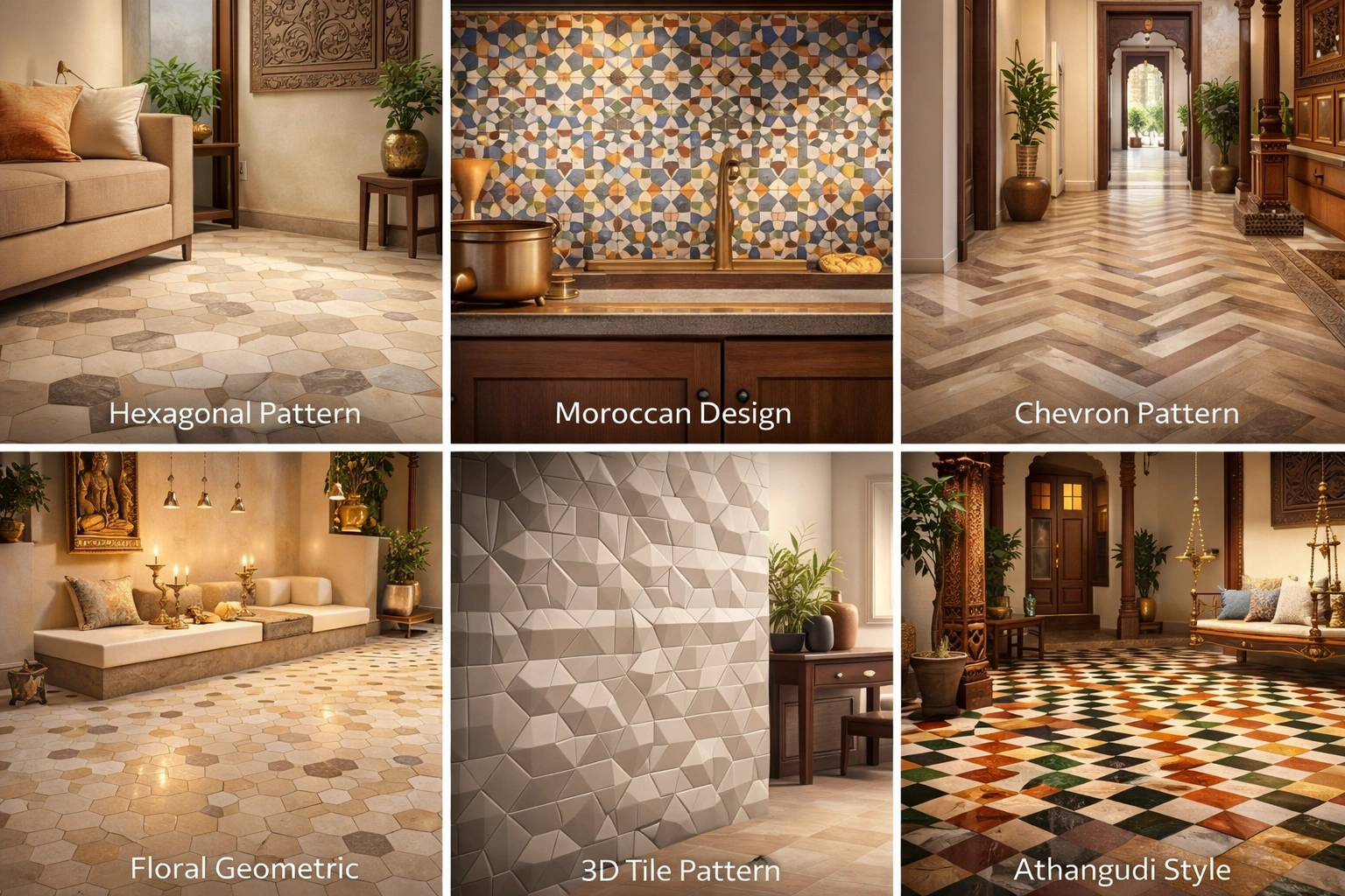 Top Geometric Tile Patterns for South Indian Homes