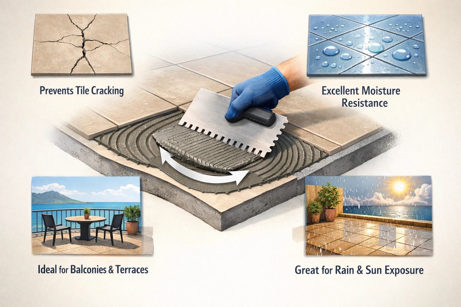 Flexible Tile Adhesive