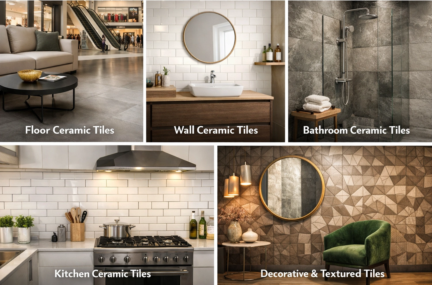 Types of Premium Ceramic Tiles Exported to Singapore