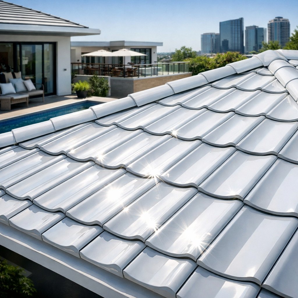 Anti-Heat Polished Roof Tiles