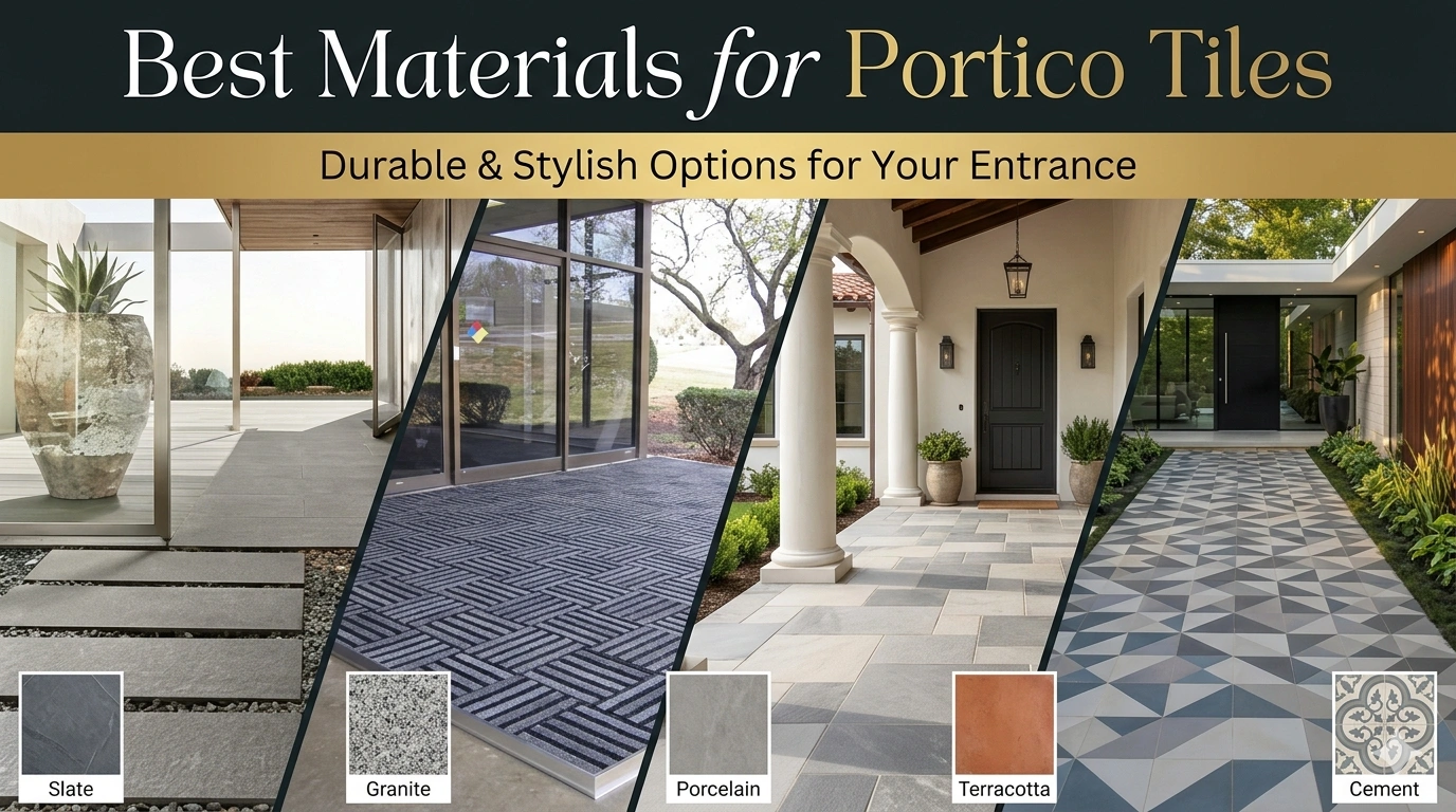 best material for portico tiles