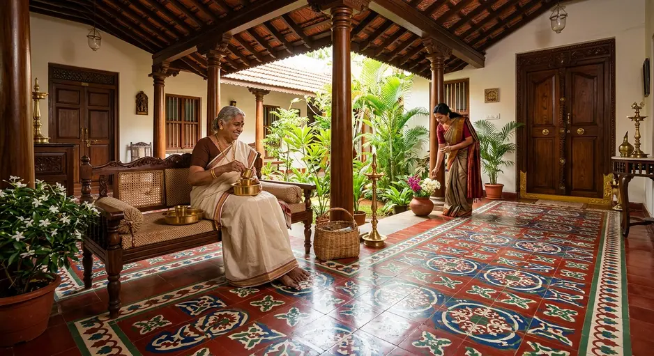 Chettinad Tiles for Traditional South Indian Homes
