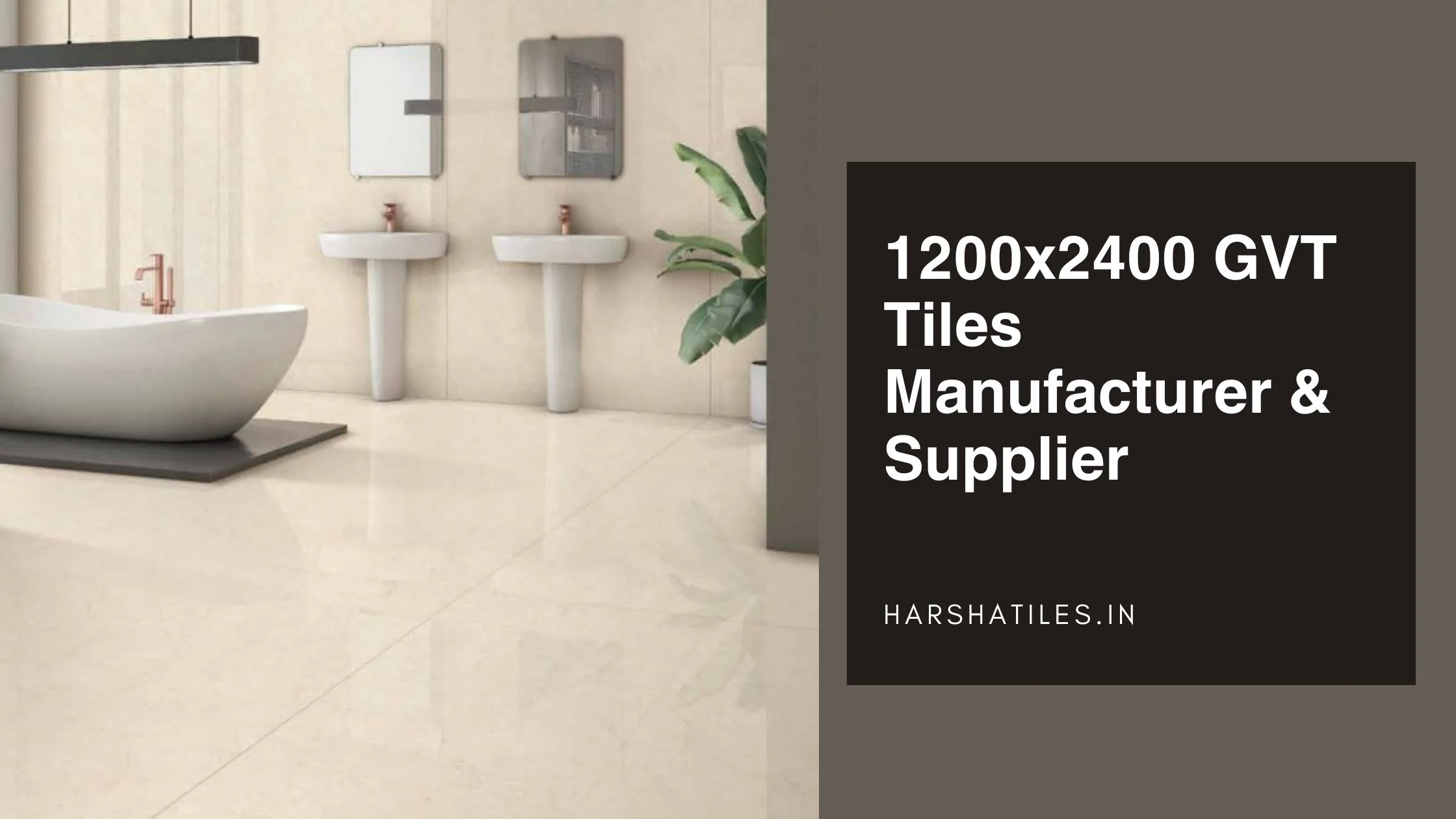 1200x2400 GVT Tiles Manufacturer & Supplier