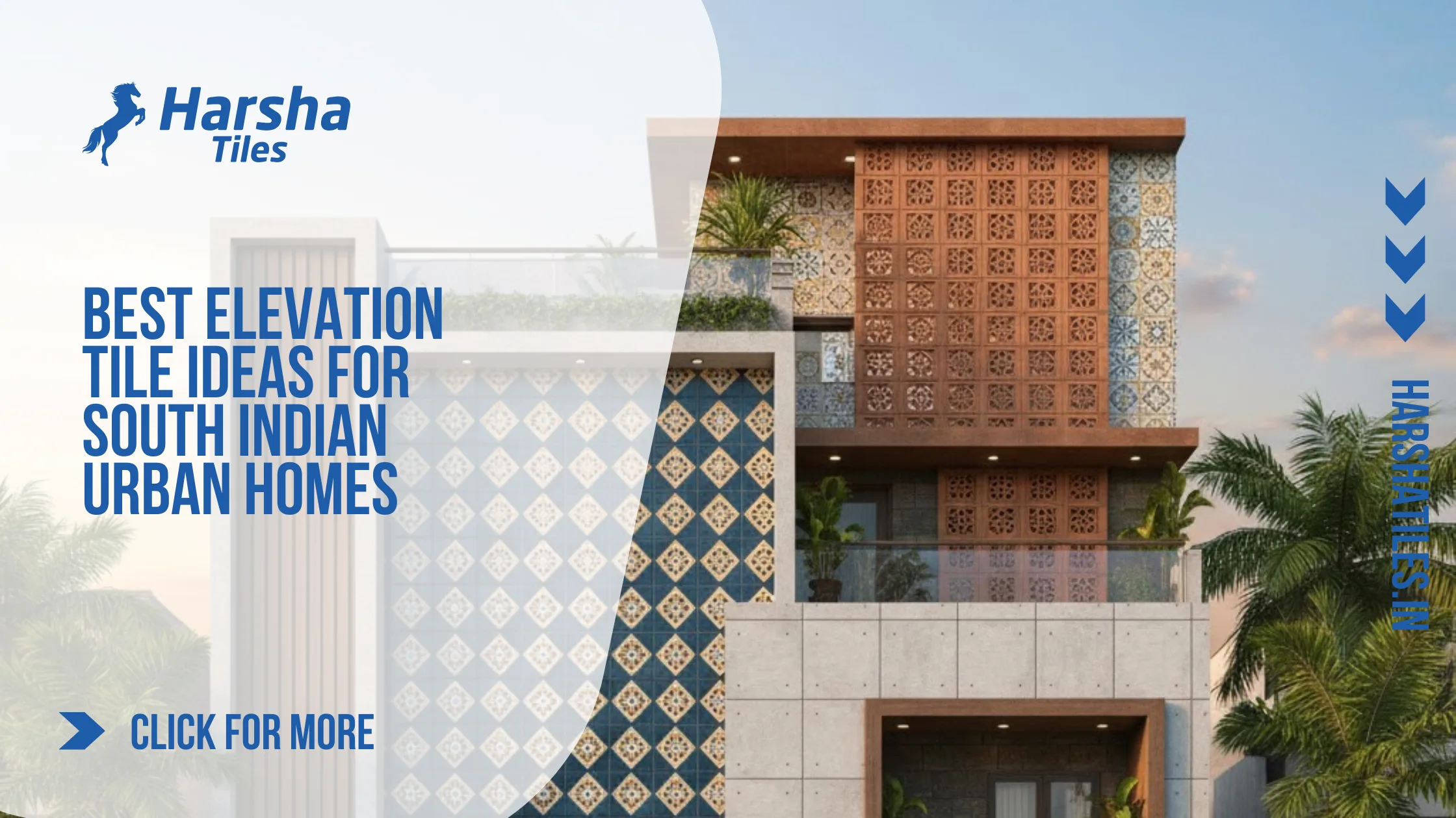 Best Elevation Tile Ideas for South Indian Urban Homes