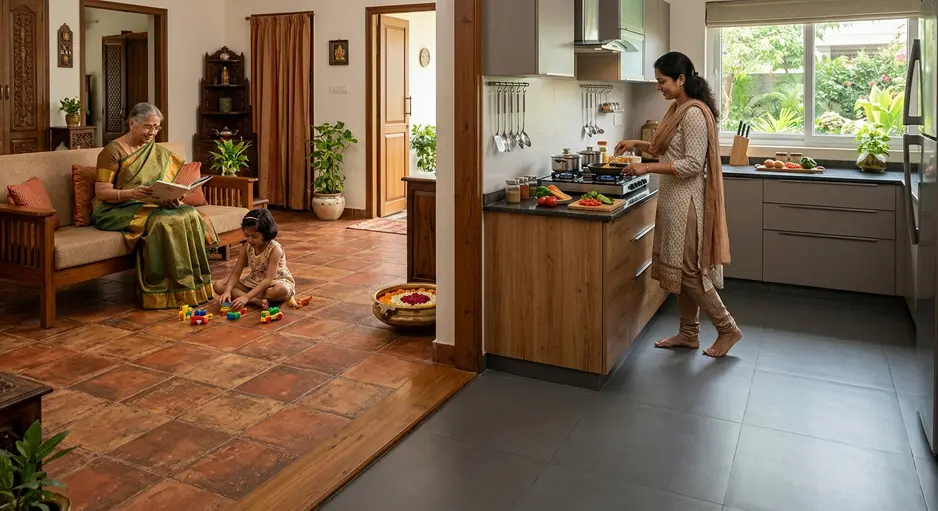 Rustic vs Matt Tiles: Best Choice for South Indian Homes