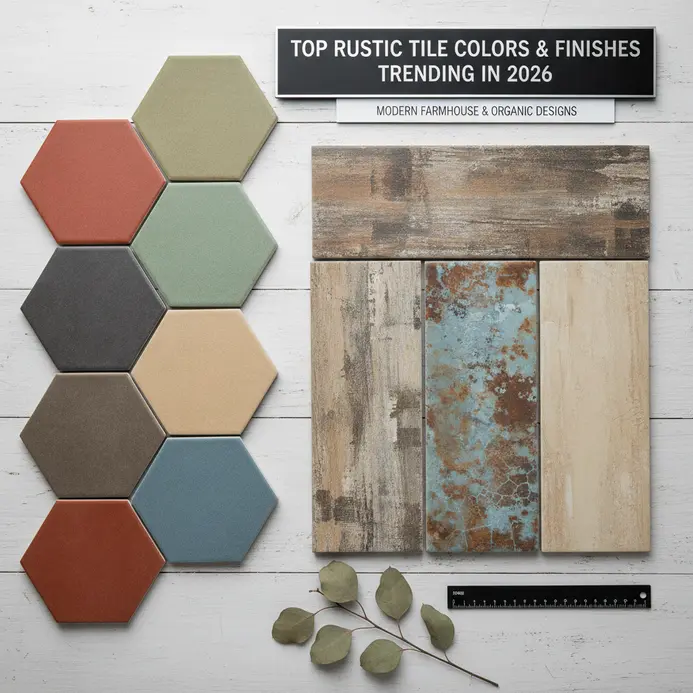 Top Rustic Tile Colors & Finishes Trending in 2026
