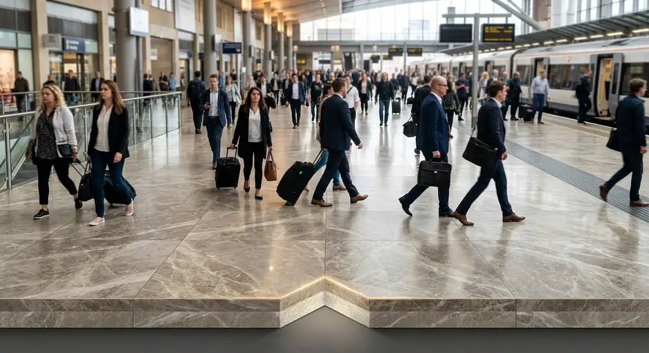 Why is the Double Charge Tile best in high-traffic areas?