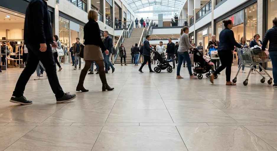 Why is the Double Charge Tile best in high-traffic areas?